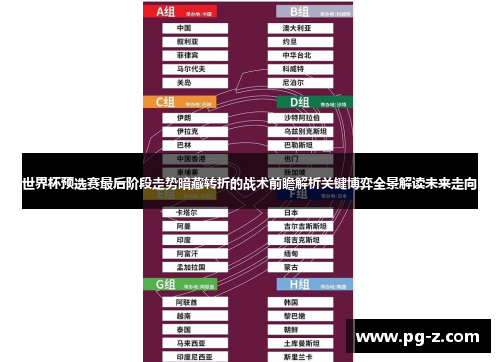 世界杯预选赛最后阶段走势暗藏转折的战术前瞻解析关键博弈全景解读未来走向