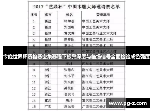 今晚世界杯资格赛密集赛程下板凳深度与临场信号全面检验成色强度 今晚世界杯资格赛密集赛程下板凳深度与临场信号全面检验成色强度